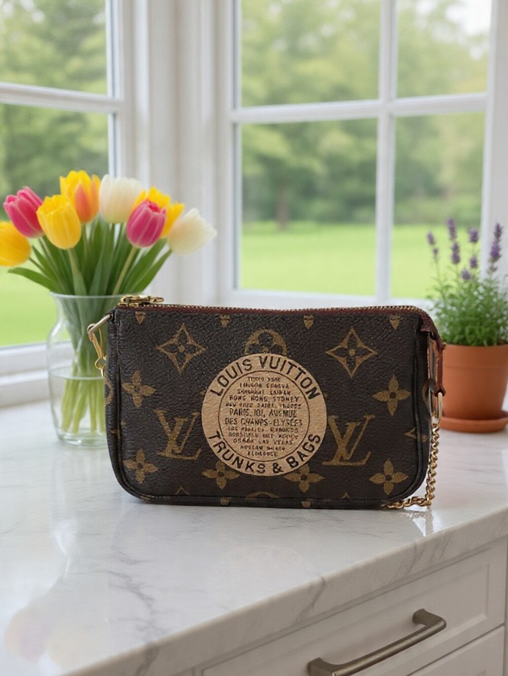 Louis Vuitton Mini Pochette Trunks & Bags Limited Edition ✨ Box+COA - Picture 6 of 16
